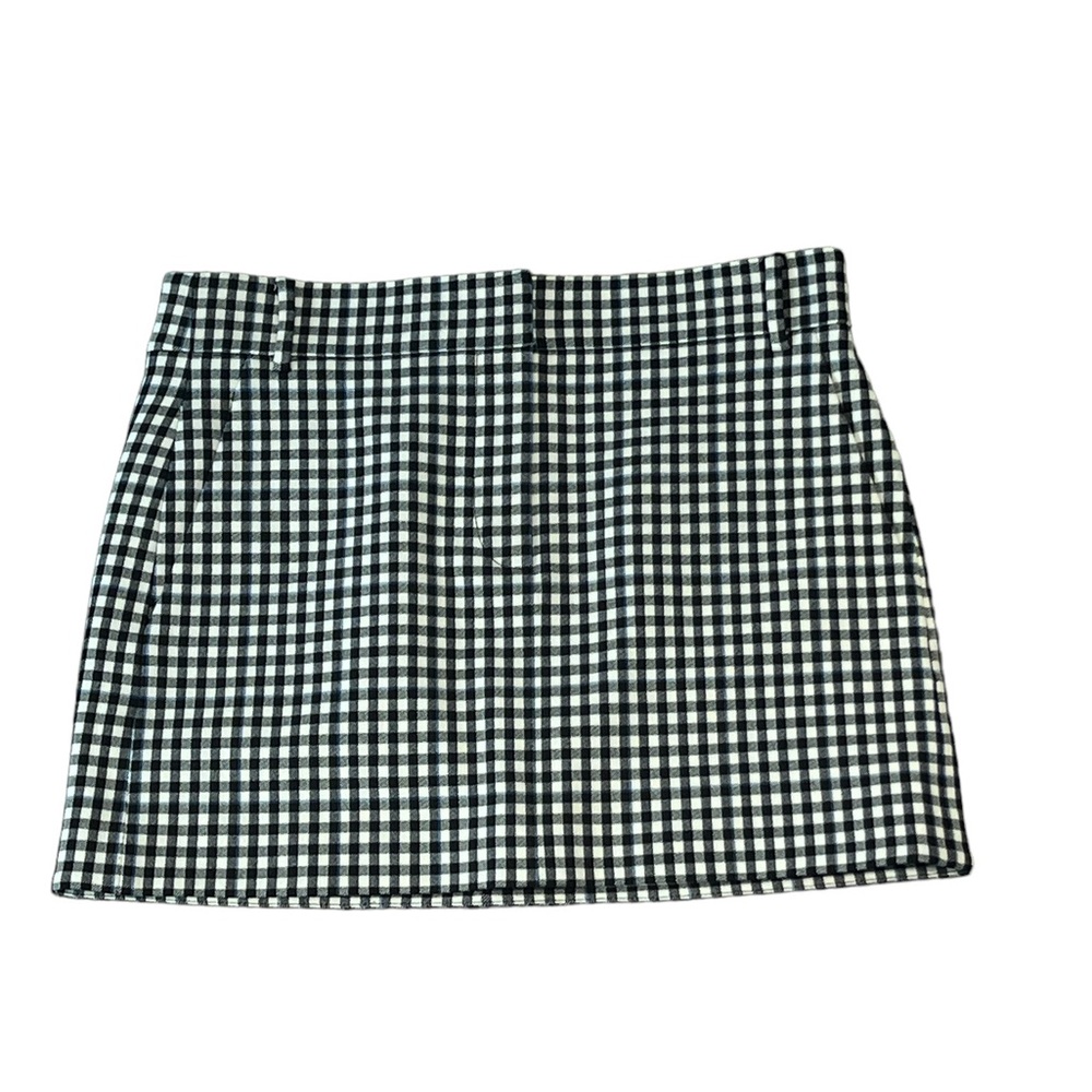 TIBI - GINGHAM MINI SKIRT